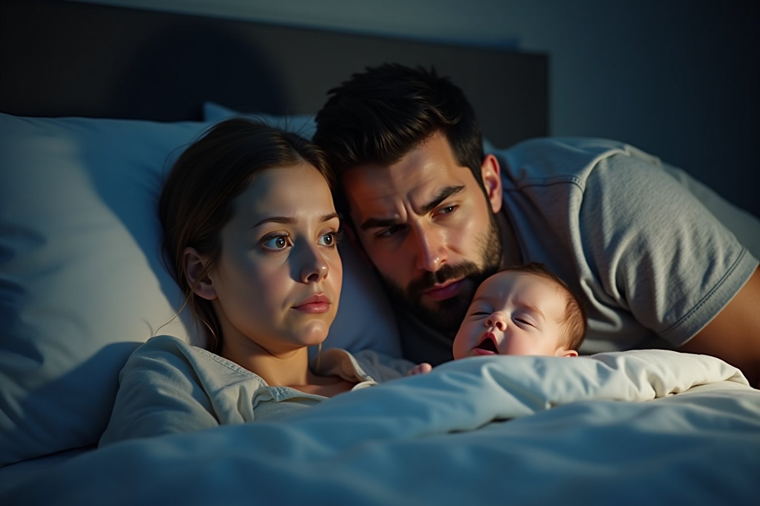 familienbett sicher schlafen baby outline 3
