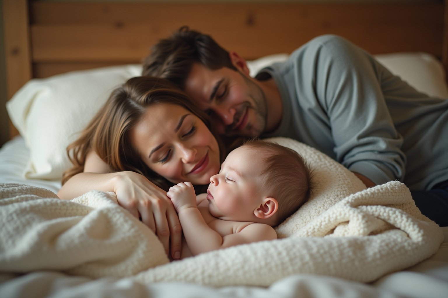 Familienbett: Sicher schlafen mit Baby